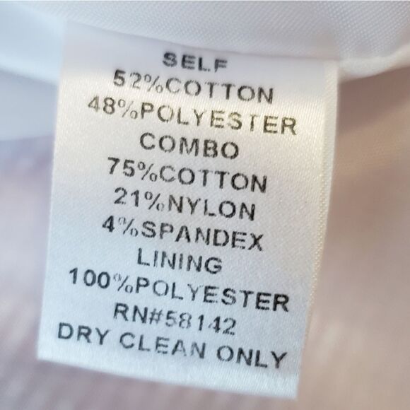 ☔️🔸️Maggy London Red & White Striped Retro Sleeveless Dress Size 6 - Picture 10 of 10